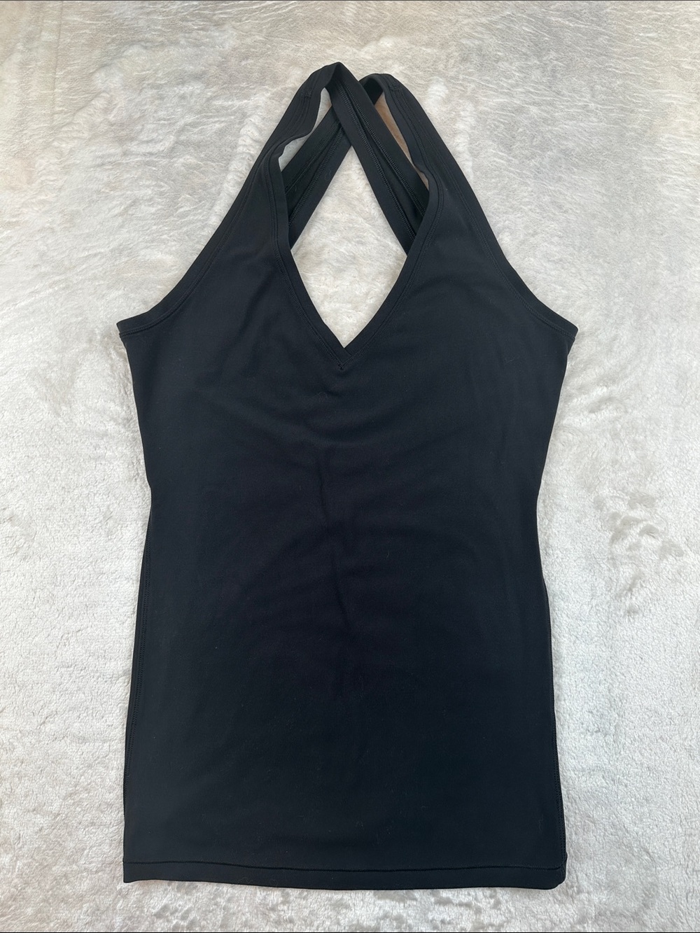 Lululemon Athletica Estimated Size M Black Cross-Back Tank Top | Active | Yoga